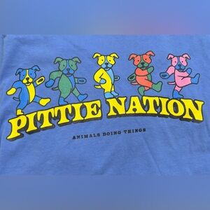 Pittie Nation Pit bull T-Shirt XXL